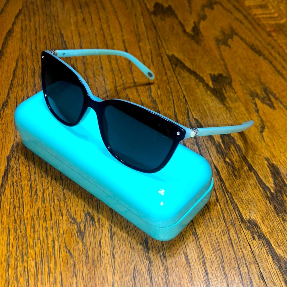 Tiffany & Co. TF 4105-H-B 8193/9S Black Gray Gradient Sunglasses